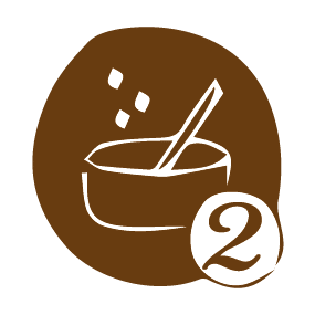 numéro 2 chocolat personnalisé