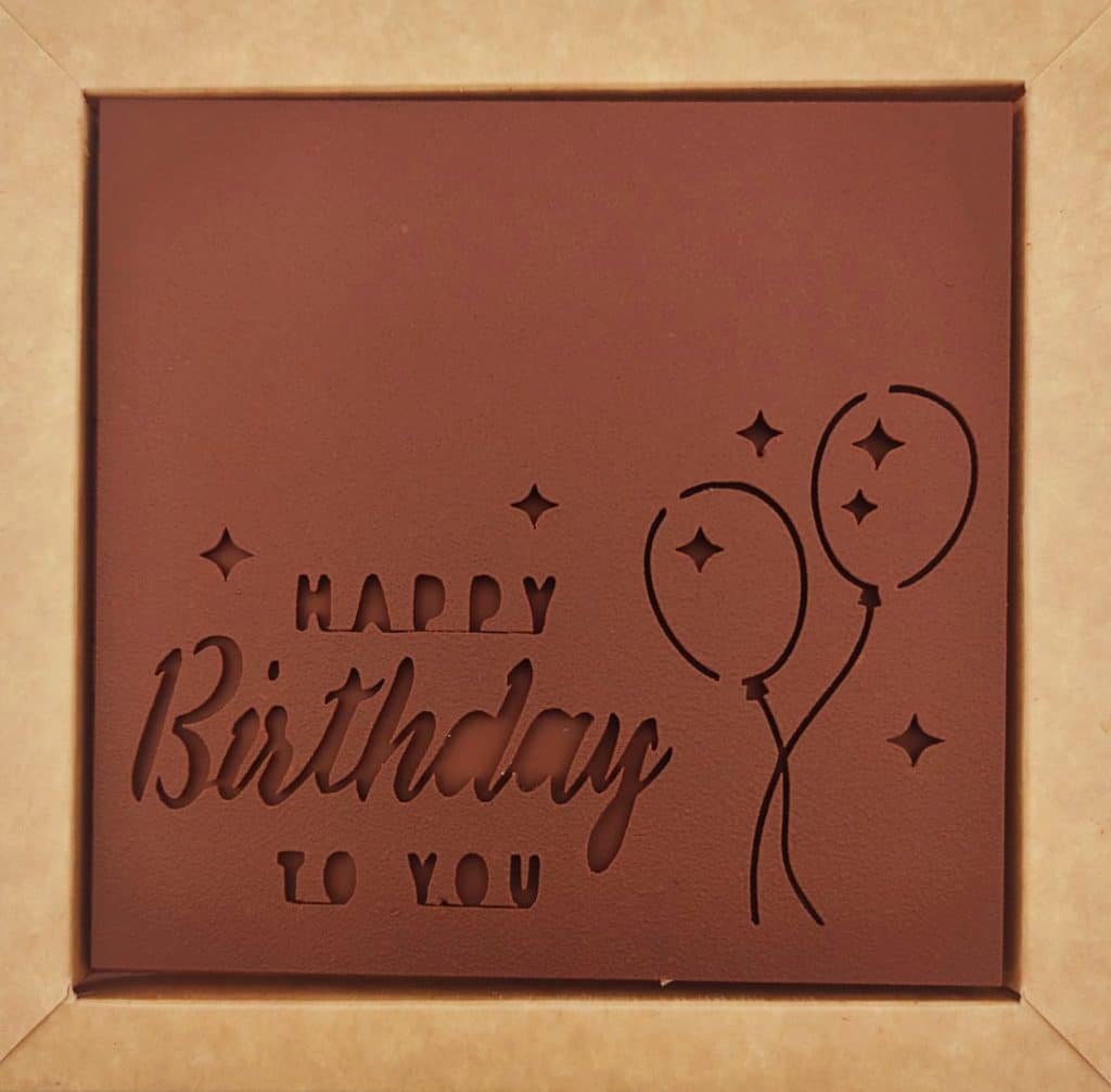 Carrécao - Votre chocolat personnalisé spécial Anniversaire