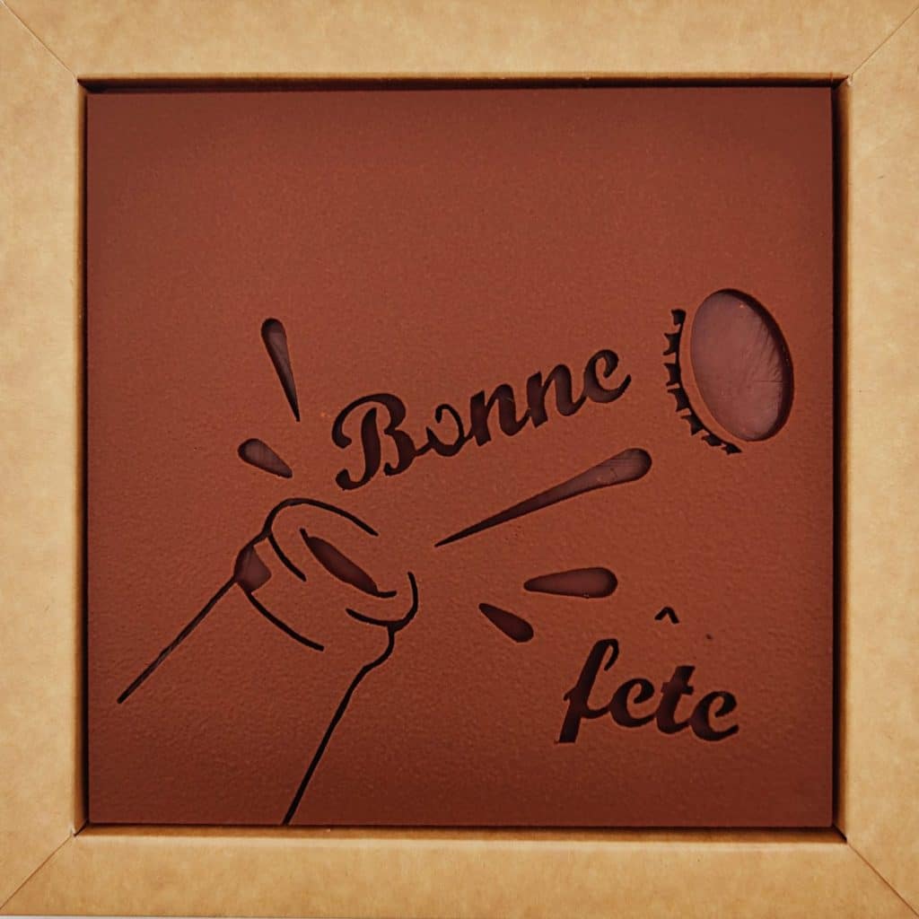 Tablette de chocolat à personnaliser