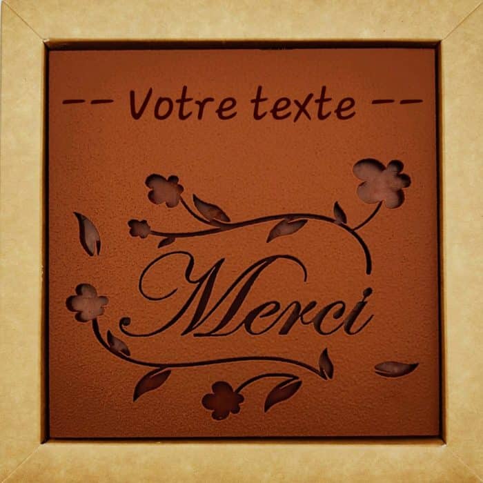 Chocolat personnalisé