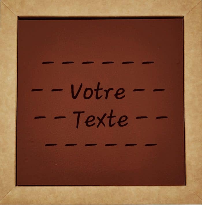 Tablette de chocolat avec Texte Libre à personnaliser