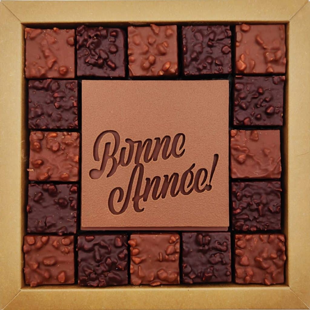 Coffret chocolat voeux