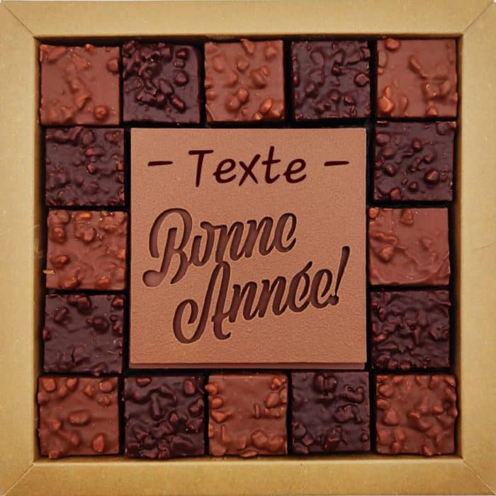 Coffret chocolat bonne année