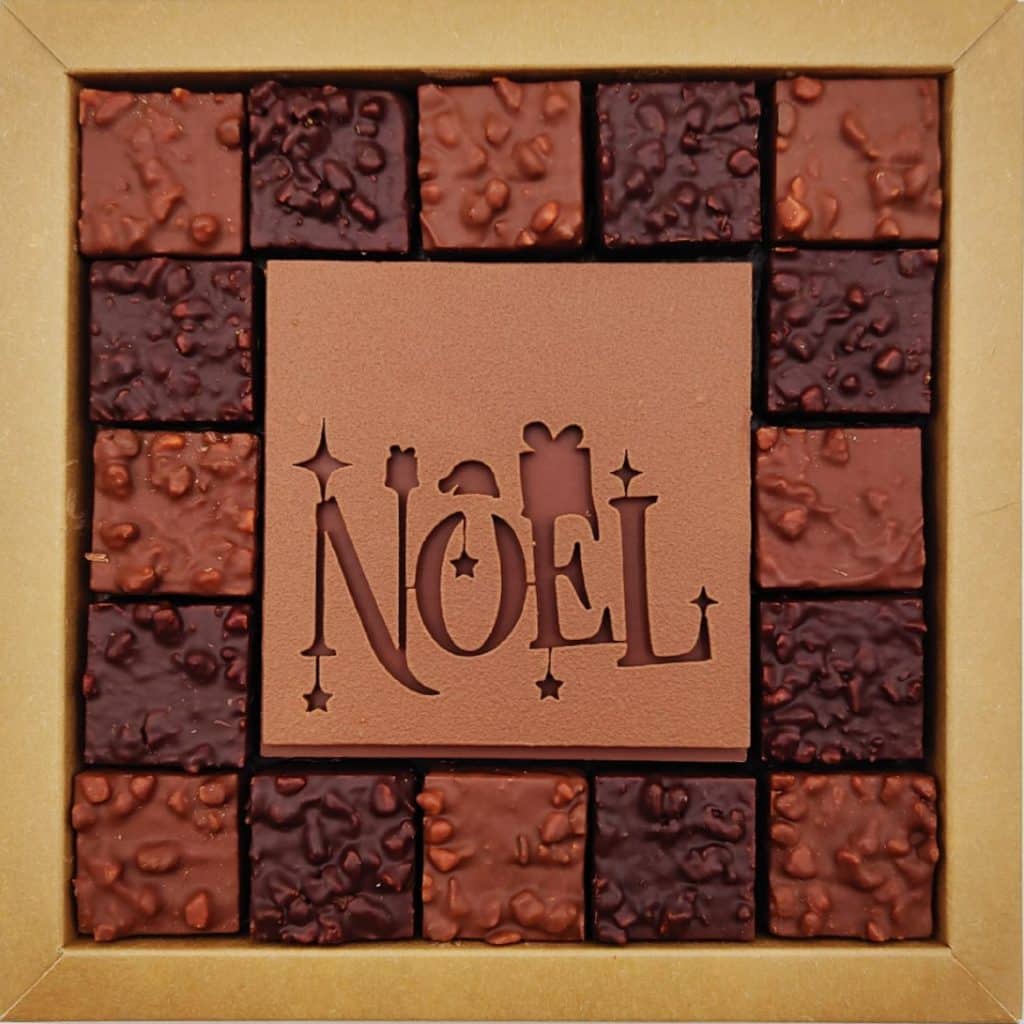 Coffret chocolat de Noël