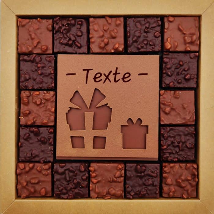Coffret de chocolat pour offrir à Noel