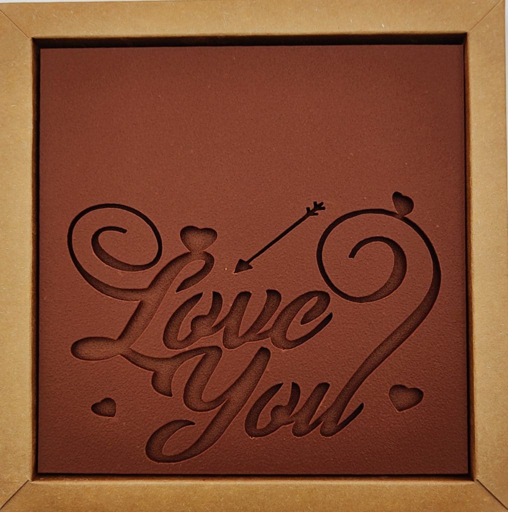 Photo de la tablette st valentin